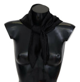 Missoni Black Wool Knit Unisex Neck Wrap Shawl Scarf -   -  Missoni.
